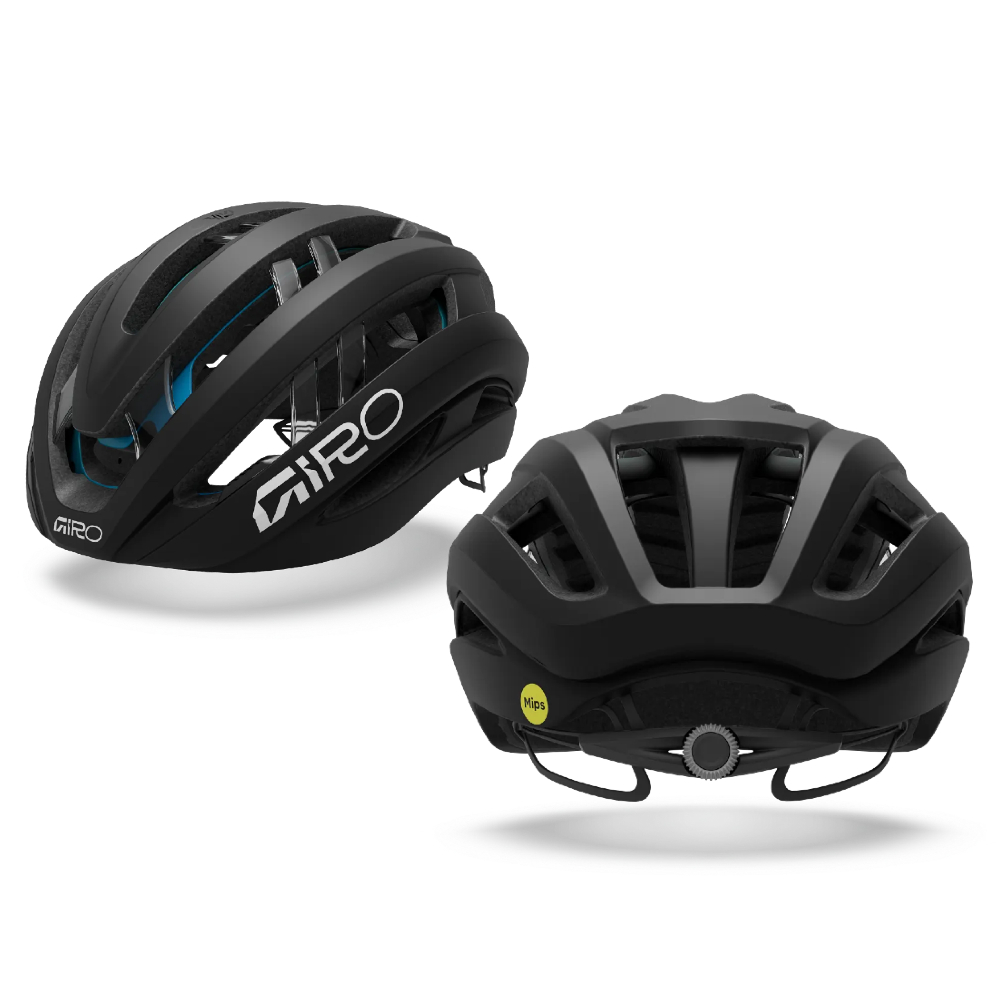 Giro 7202893  Aries Spherical '26 MIPS Road Helmet - Matte Black/White (Large)