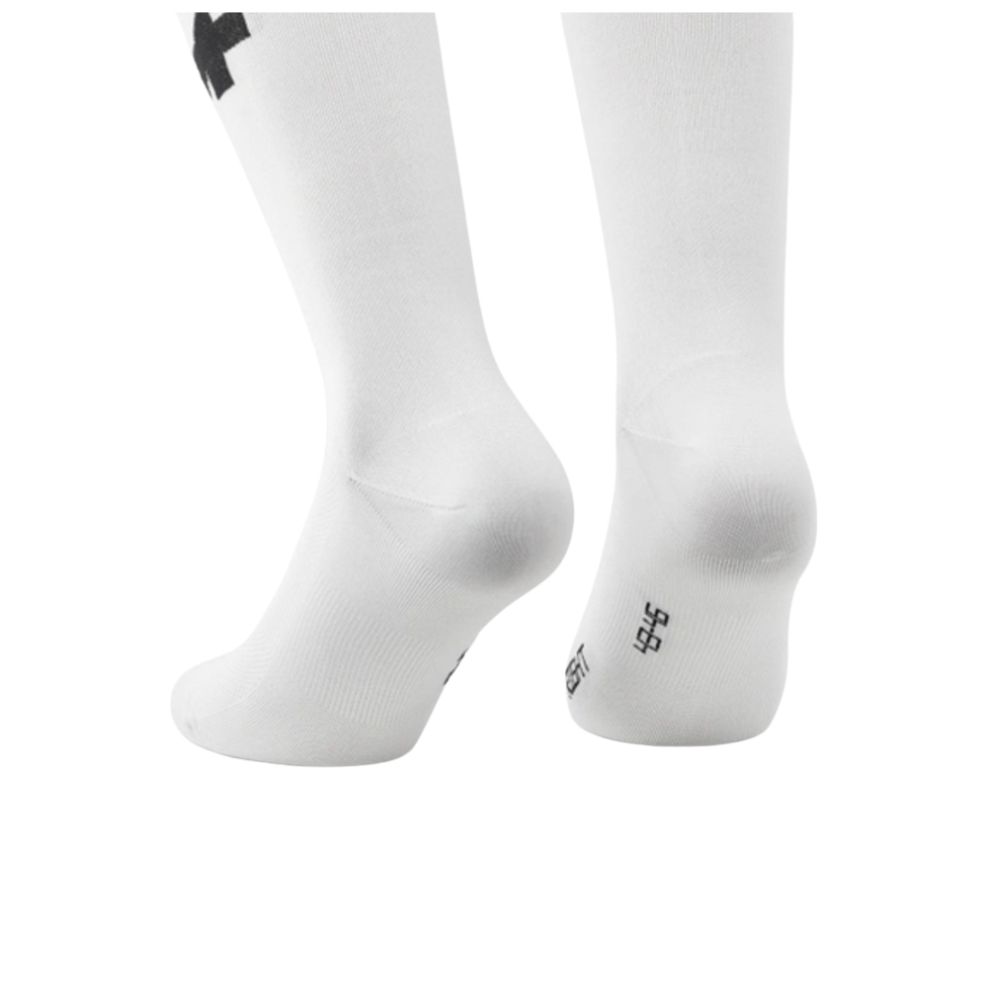 ASSOS CP13.60.796.58.0 R Socks S11 Twin Pack - White Series (Size 0)