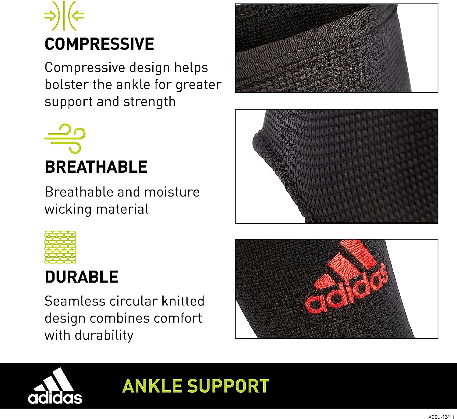 Adidas ADSU-12411RD Ankle Support