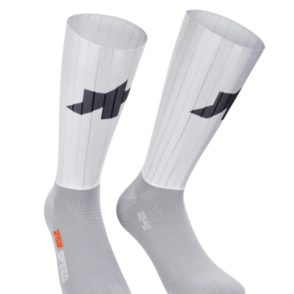 ASSOS P13.60.780.58.I RSR Speed Socks S11 - White Series (Size I)