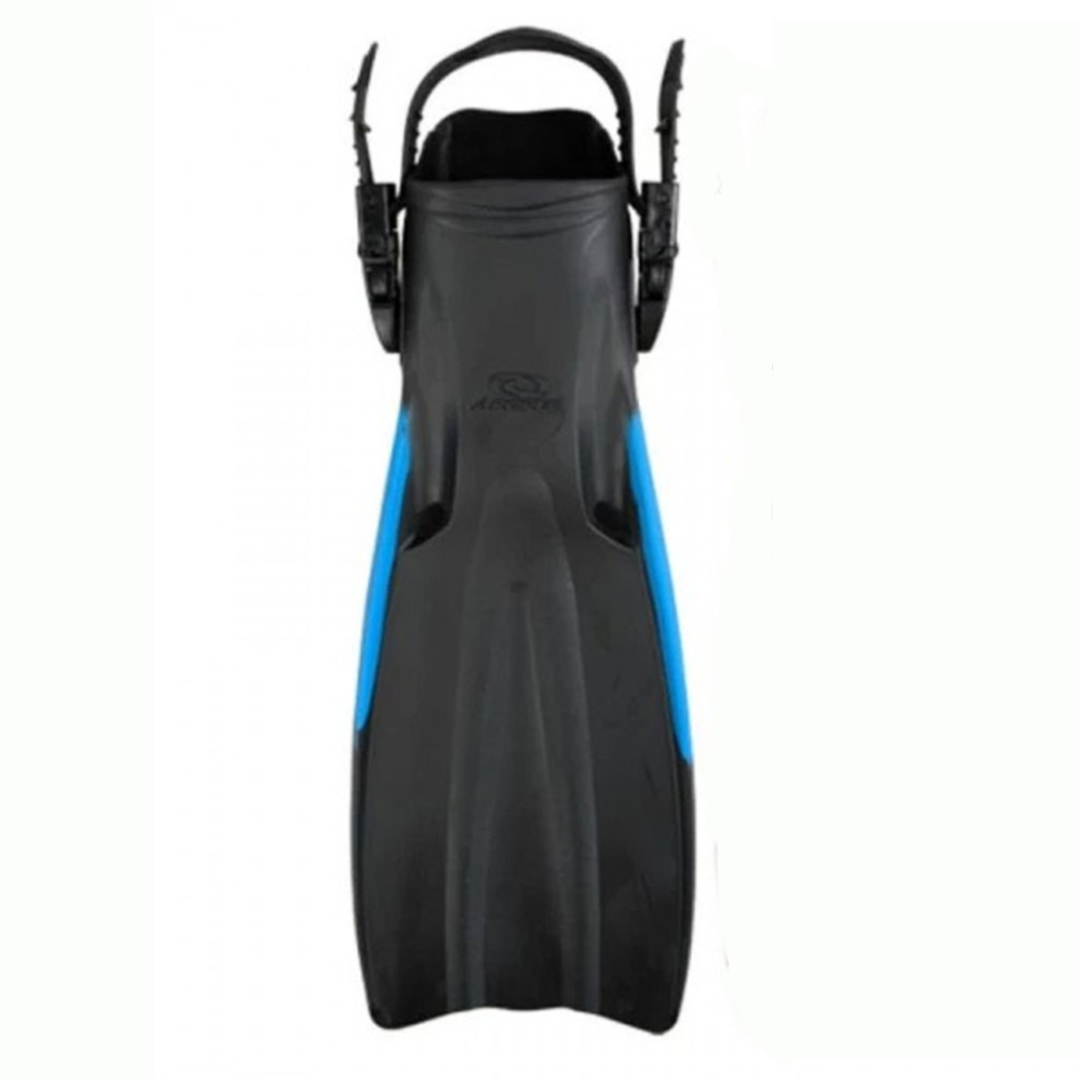 Aropec F-JS701B Open Pocket Rubber Fin (Black/Blue)