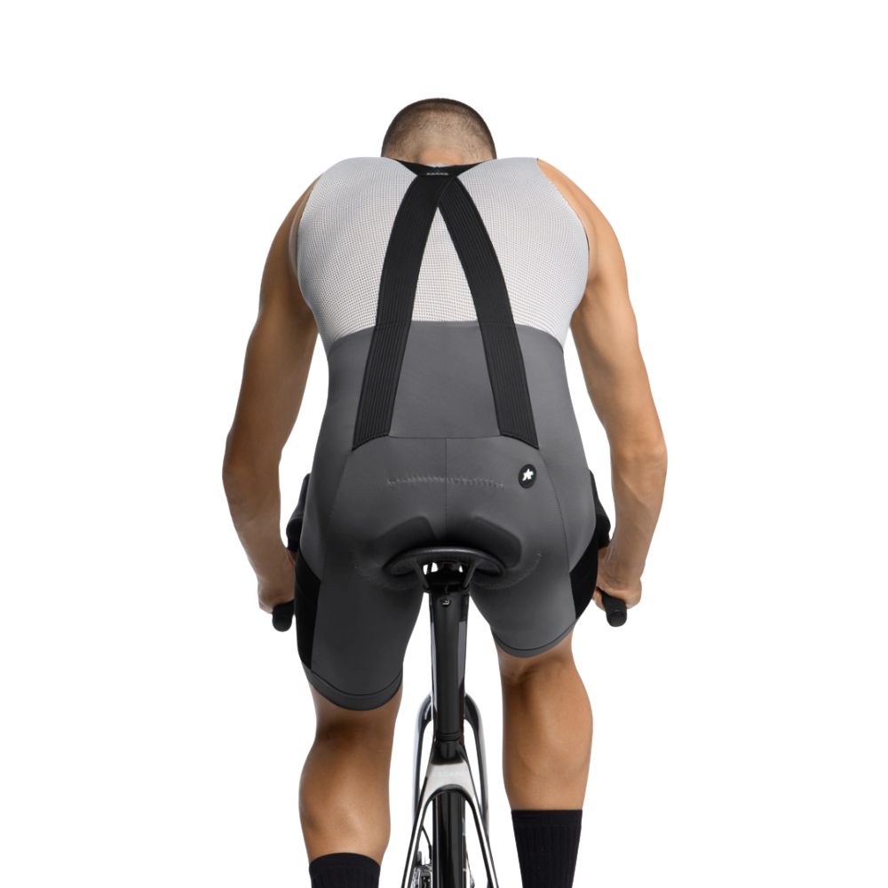 ASSOS 51.10.136.1U.XL TACTICA Kieskäfer Men's Bib Shorts T5 - Robust Grey (XL)
