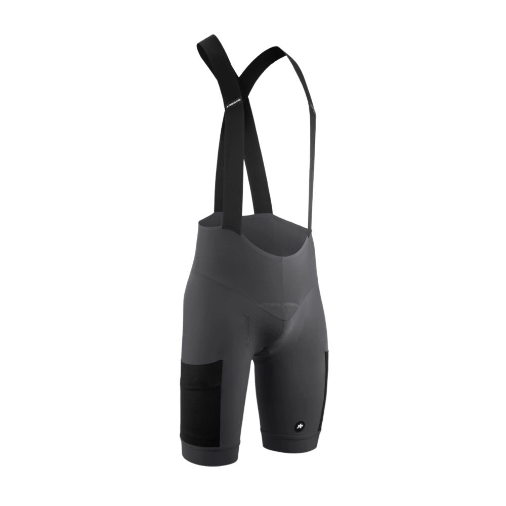 ASSOS 51.10.136.1U.XL TACTICA Kieskäfer Men's Bib Shorts T5 - Robust Grey (XL)