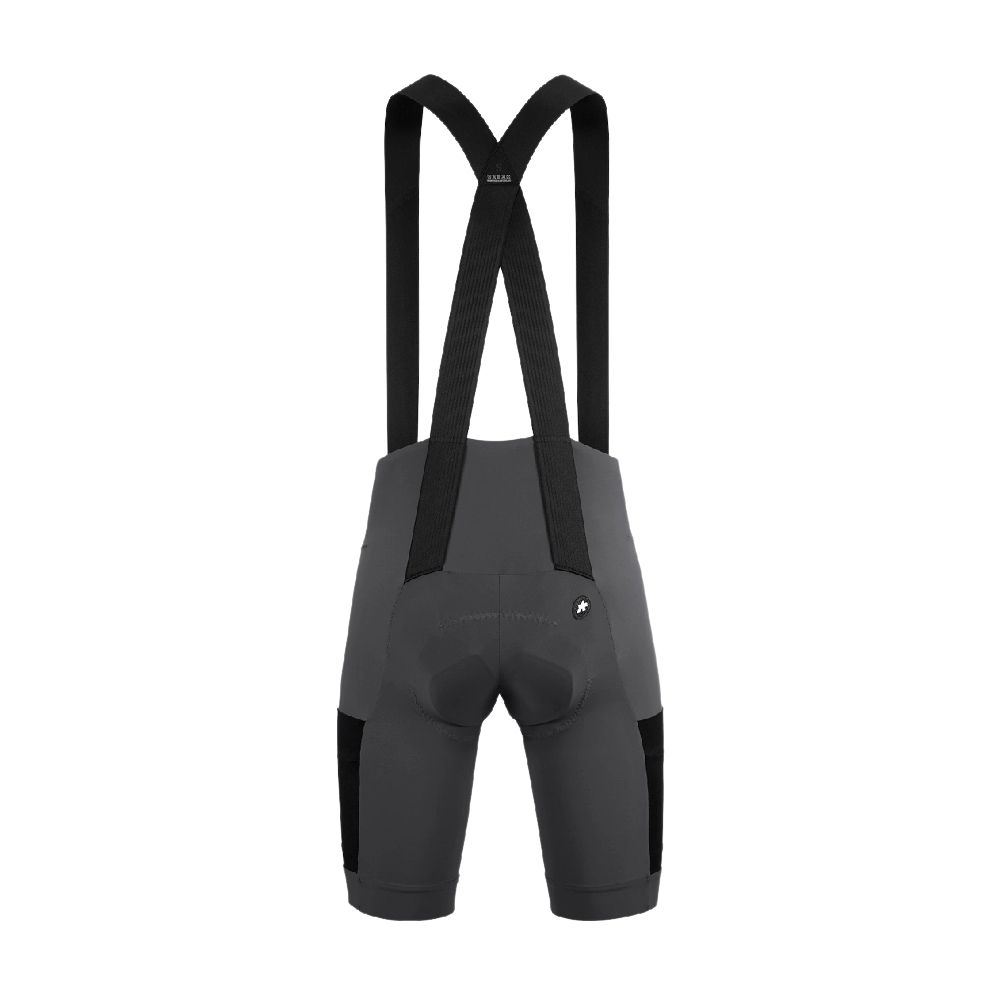 ASSOS 51.10.136.1U.XL TACTICA Kieskäfer Men's Bib Shorts T5 - Robust Grey (XL)