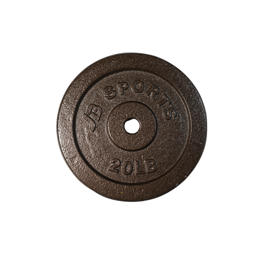 JB Sports PL-11 20LB Hammertone Weight Plates (20lb)