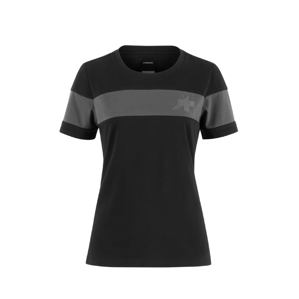 ASSOS SIGNATURE Women's T-Shirt EVO - Black (Large)