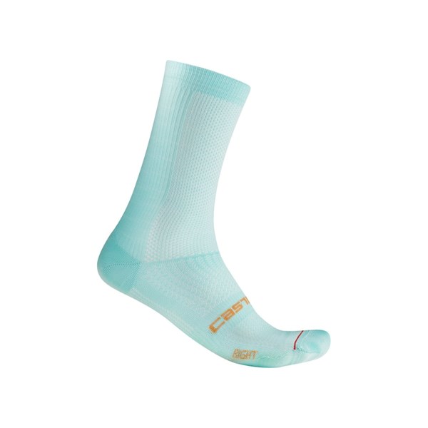Castelli Espresso 18 Cycling Socks - Pool Blue (S/M)