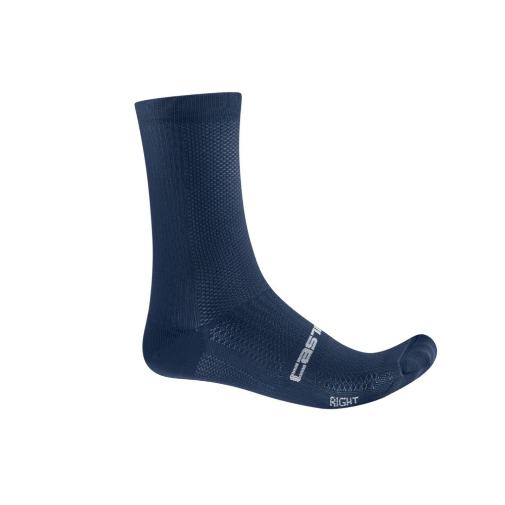 Castelli Espresso 18 Sock - Belgian Blue (S/M)