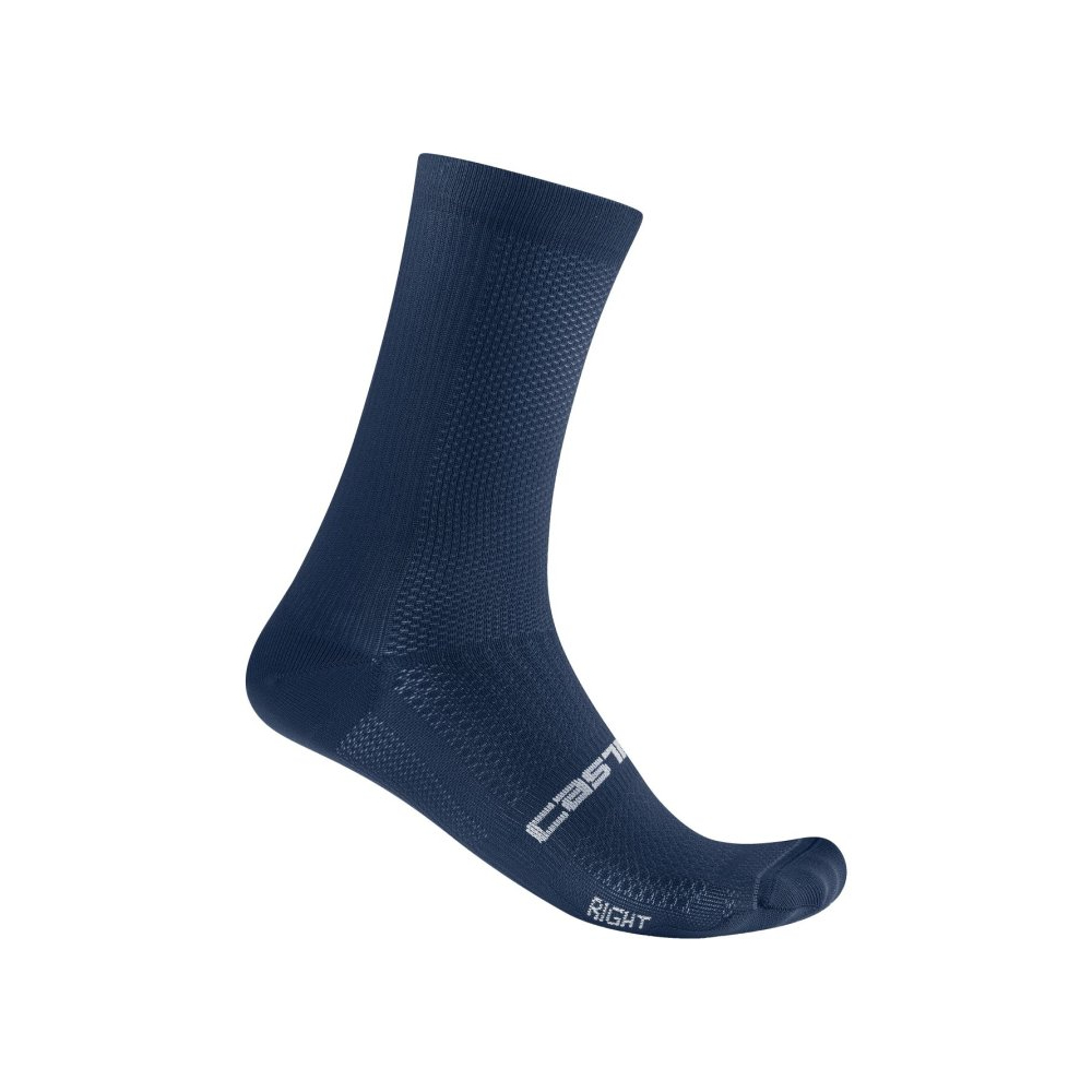 Castelli Espresso 18 Sock - Belgian Blue (XXL)