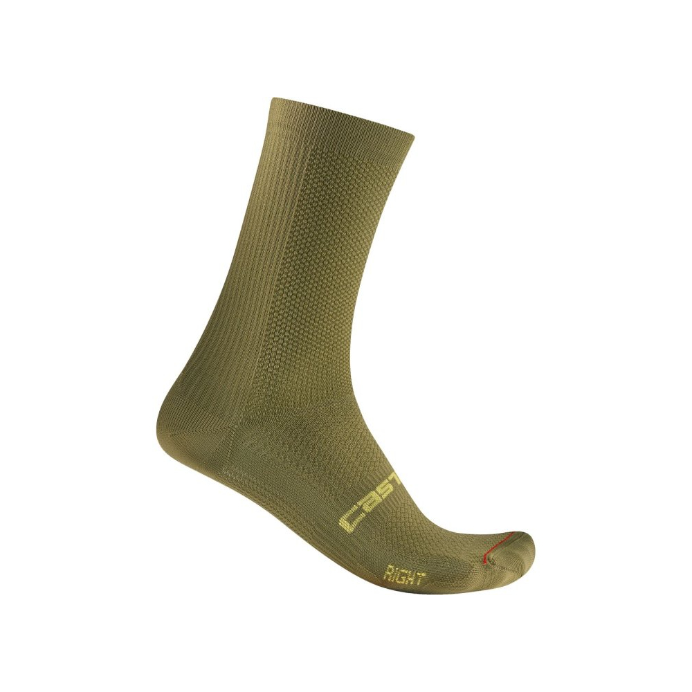 Castelli Espresso 18 Cycling Socks - Sage (L/XL)