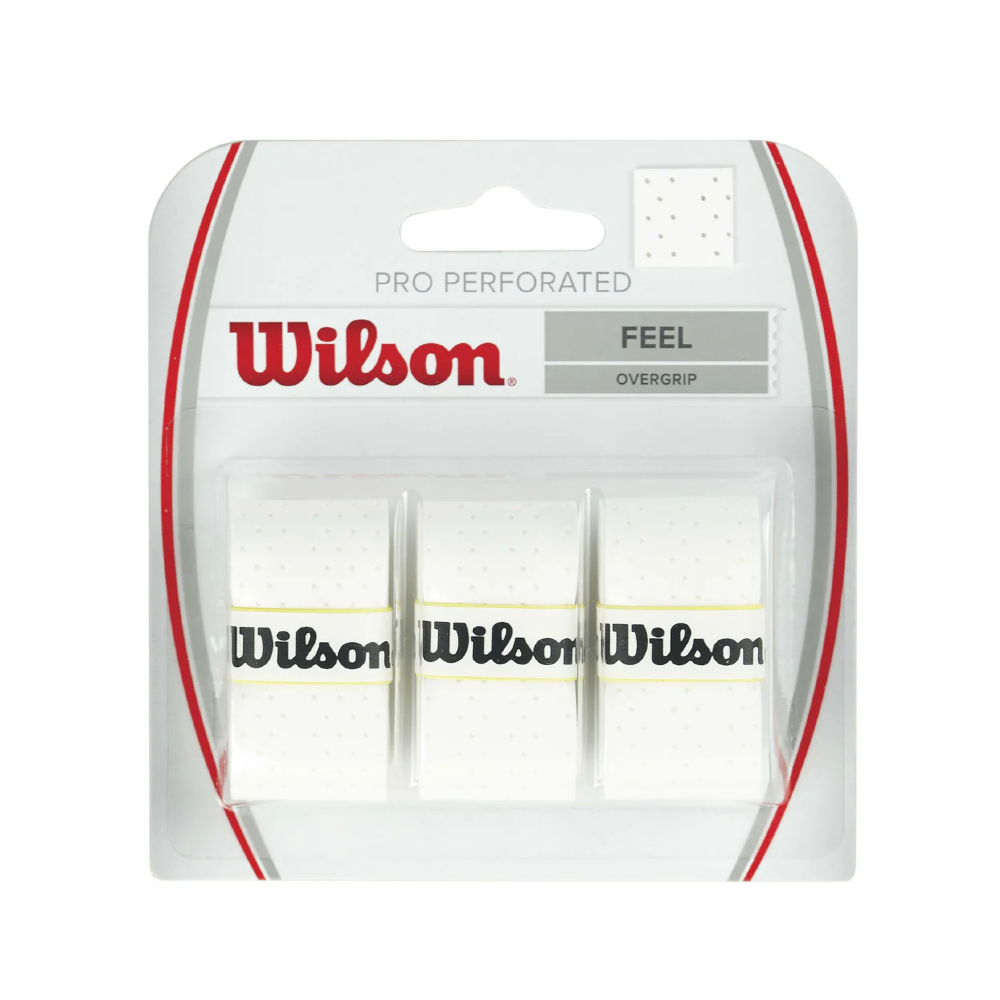 Wilson Pro Overgrip Perforated (White)