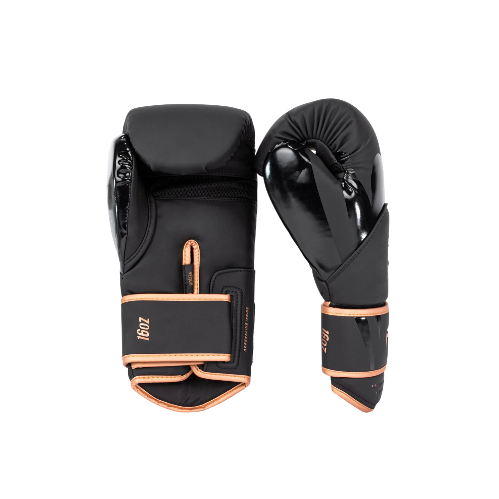 Venum Challenger 4.0 Boxing Gloves - Black / Bronze (12 oz)
