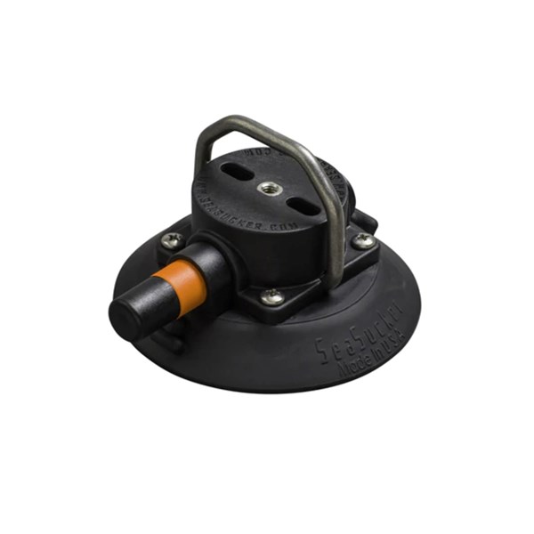 SeaSucker 4.5-inch Vacuum Mount w/ Flat-Top Stainless Steel D-Ring (Model: VM1013B)