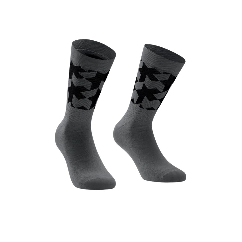 ASSOS P13.60.695.70.0 Monogram Socks EVO - Torpedo Grey