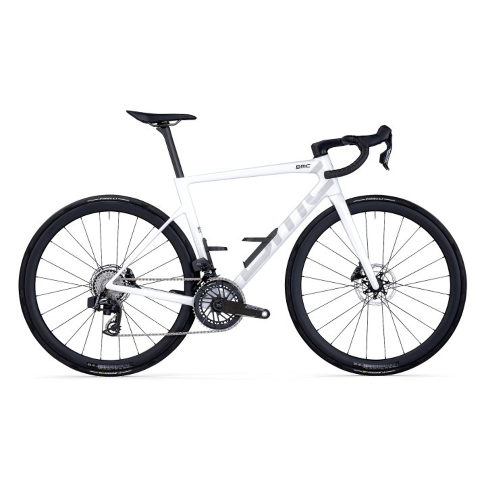 BMC 30006934 Teammachine SLR 01 THREE '26  SRAM Force AXS - White / Black / Grey (Size 51)