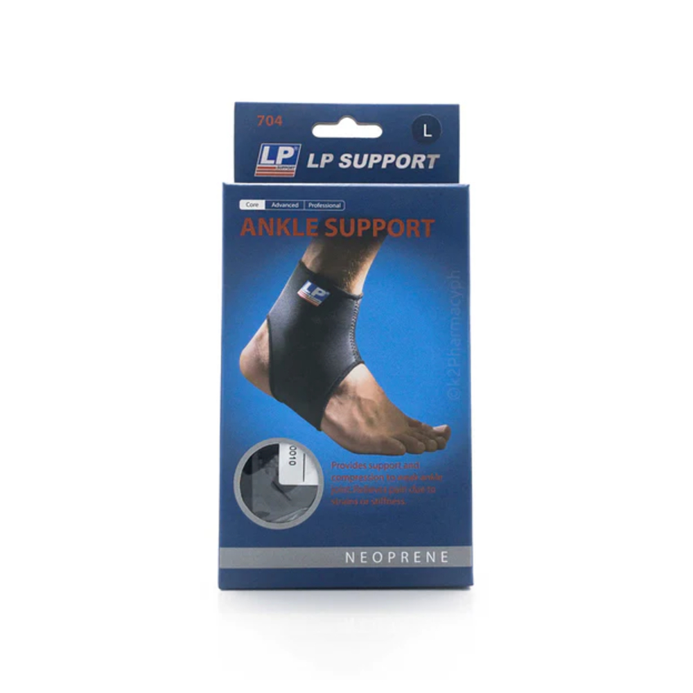LP Support LP-704 Ankle Support - Black (X-Large)