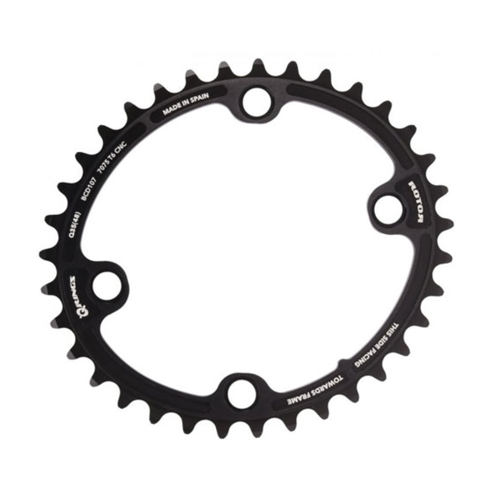 Rotor C01-046-26010-0 Q-Rings AXS BCD107×4 - Q35T (Oval Chainring)