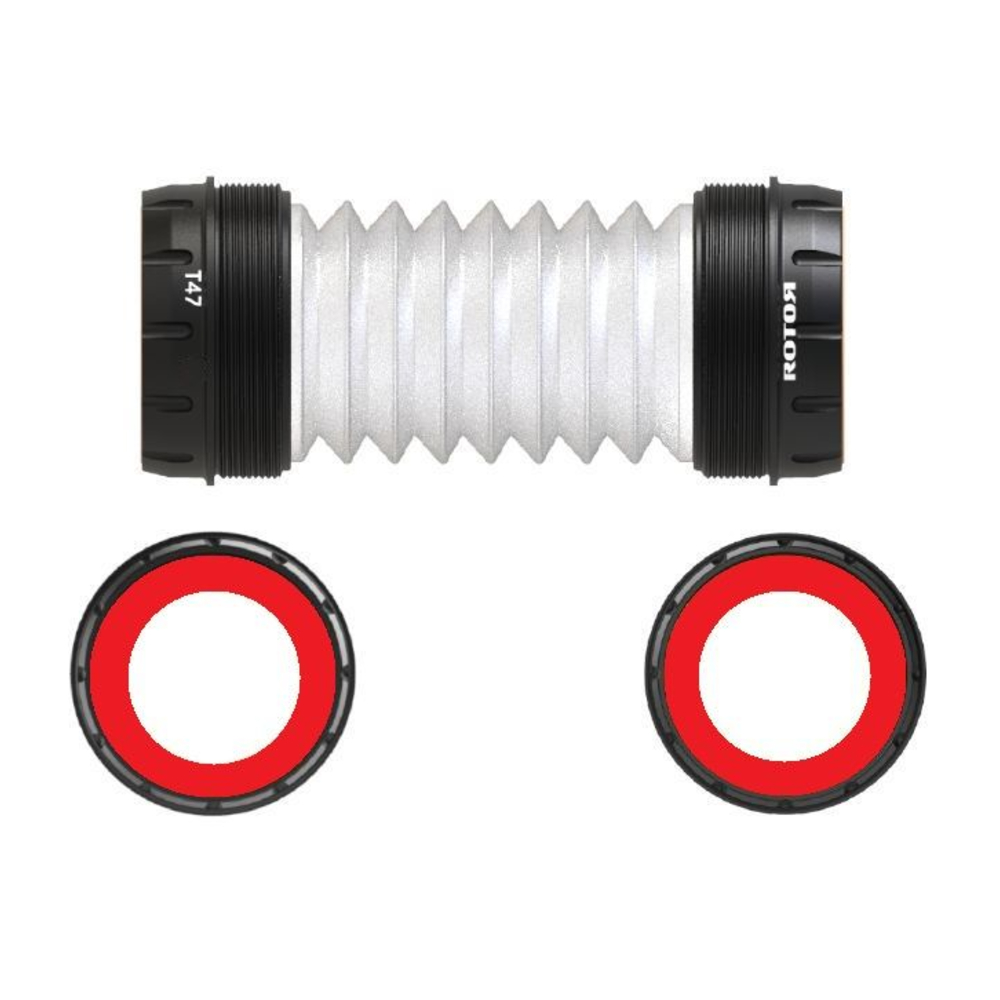 Rotor C04-041-01010-0 T4729 External Bottom Bracket - Steel (Black)