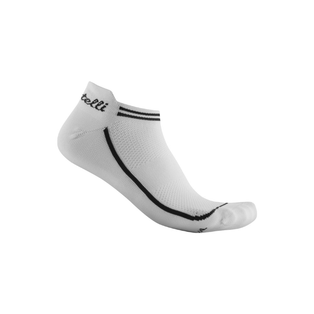 Castelli 4516062-001 Invisible Socks - White (S/M)