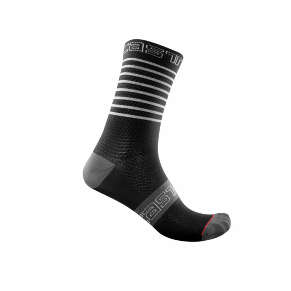 Castelli 4521063 010 Superleggera W 12 Cycling Socks - Black (S/M)