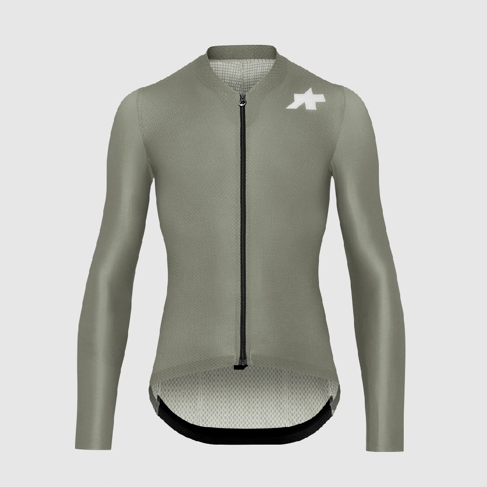 ASSOS 11.24.433.6Q.L MILLE GT LS Jersey S11 EVO - Edge Green (L)