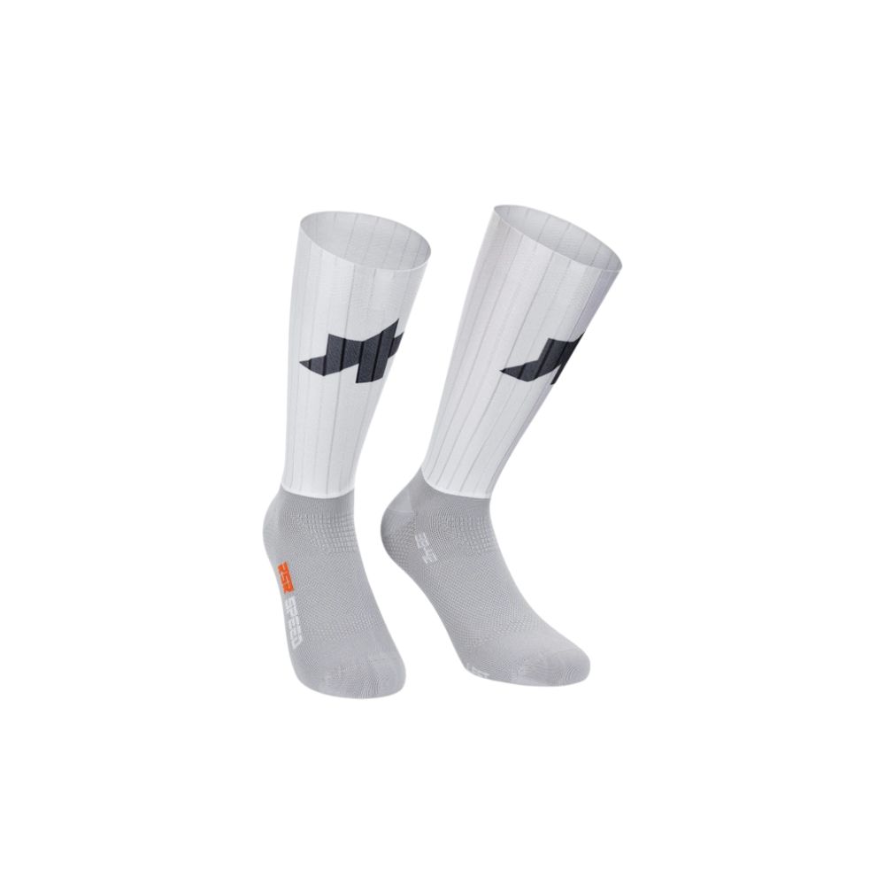 ASSOS P13.60.780.58.II RSR Speed Socks S11 - White Series (Size II)