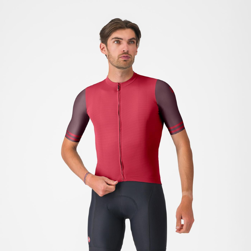 Castelli 4526015-645 Prologo Lite 2 Jersey '26 - Red / Bordeaux (2XL)
