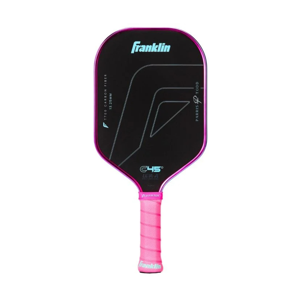 Franklin 59246C1 C45° Parris Todd Signature Pickleball Paddle - 13.25mm (Pink/Blue)