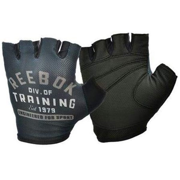 Reebok RAGB-11234DT Div of Training Fingerless Training Gloves (Large)