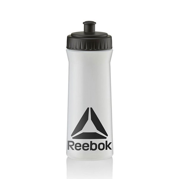 Reebok RABT-11003 Water Bottle (Clear and Black)