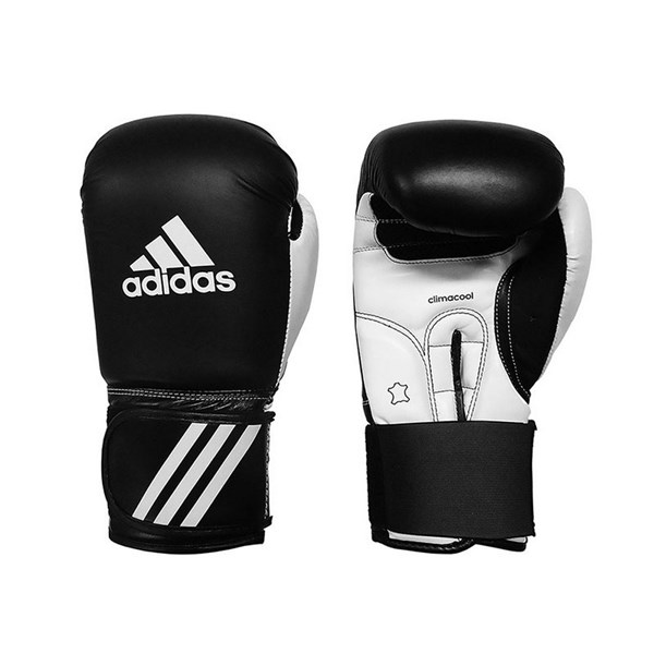 Adidas ADIBC01 Performer Boxing Gloves - Size 12oz (Black/White)