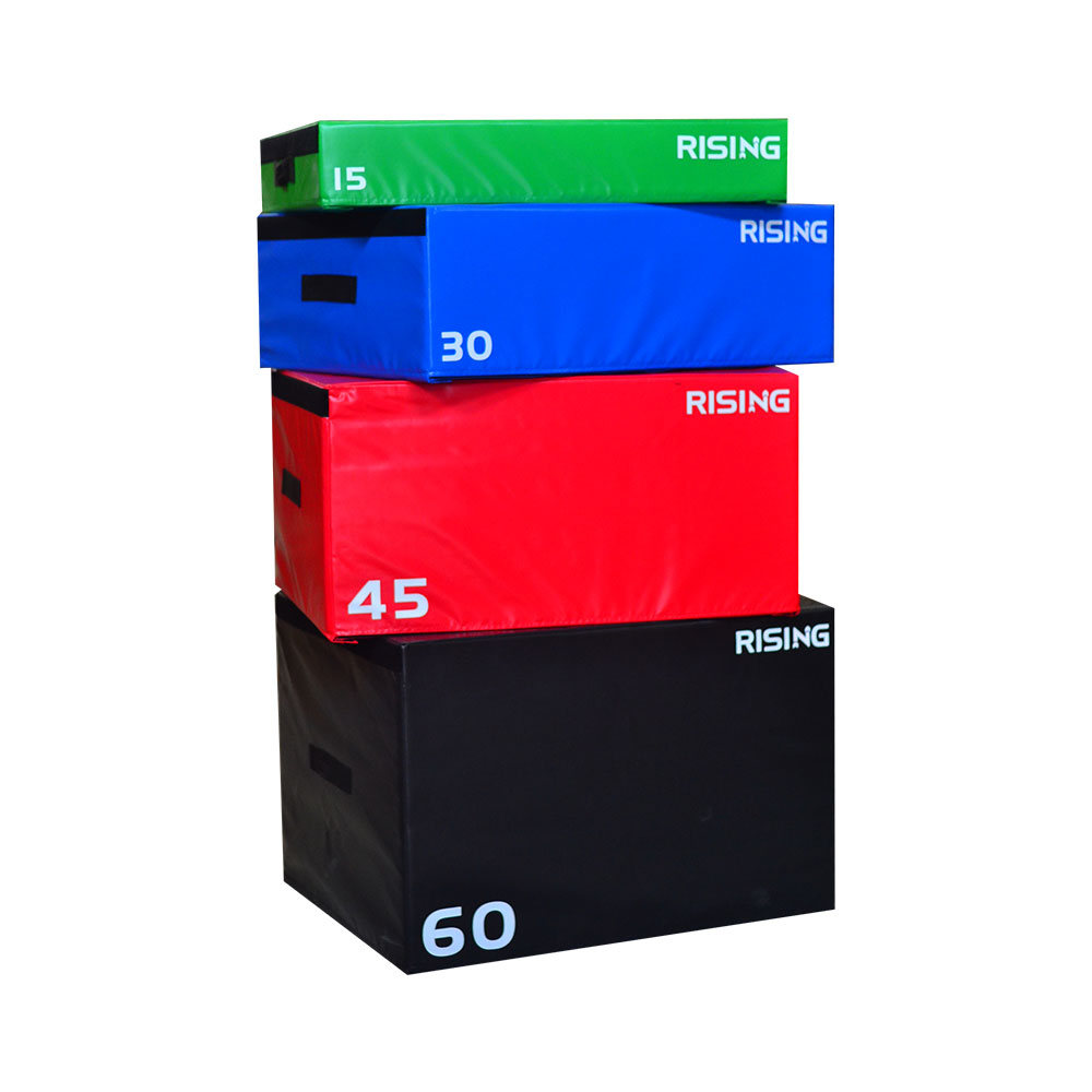 Rising PB005 Plyometric Platform Box Set - 6/12/18 inch (Red)