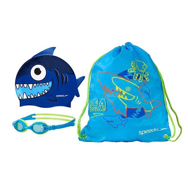 Speedo Sea Squad Goggles Kid's Set (Blue)