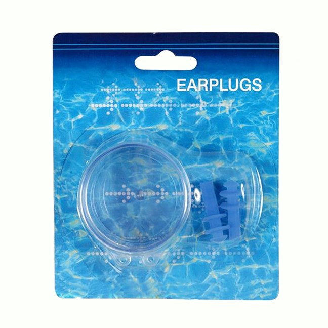 Aropec Adult Silicone Ear Plugs (Blue)