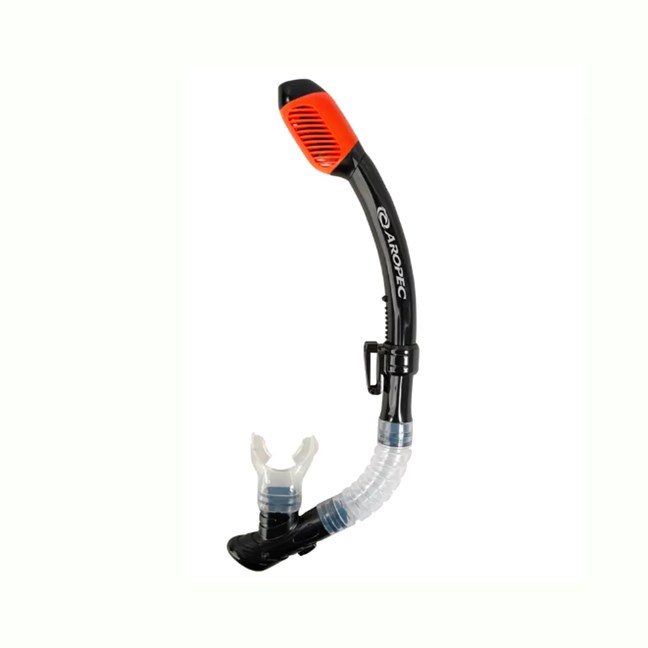 Aropec SC-1V-YA10-DRY-S Anemone 100% Dry Snorkel (Black)