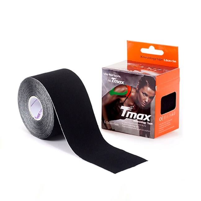 Tmax Cotton Kinesiology Tape 5cm (Black)