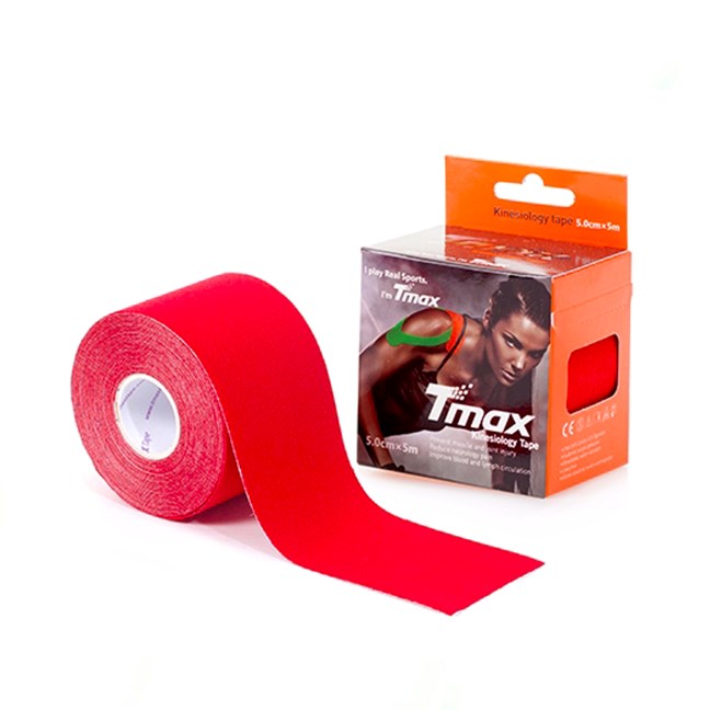 Tmax Cotton Kinesiology Tape 5cm (Red)