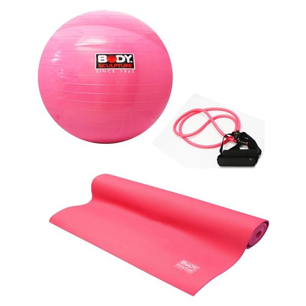 Body Sculpture BB-636DPK Yoga Set Plus (Pink)