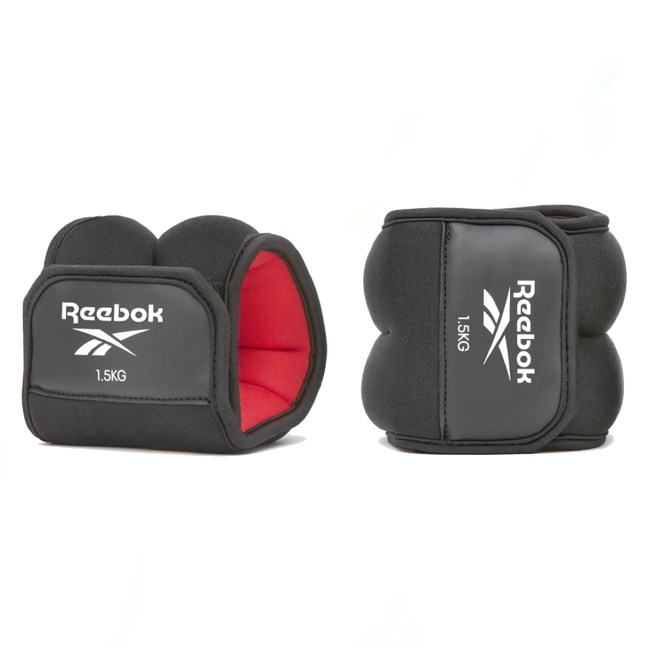 Reebok RAWT-11222 Ankle Weights - 1.5kg (Pair)