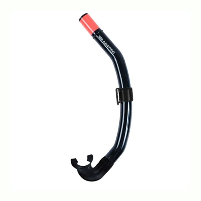 Aropec SC-Y2-S1 Simple Silicone Snorkel (Black)