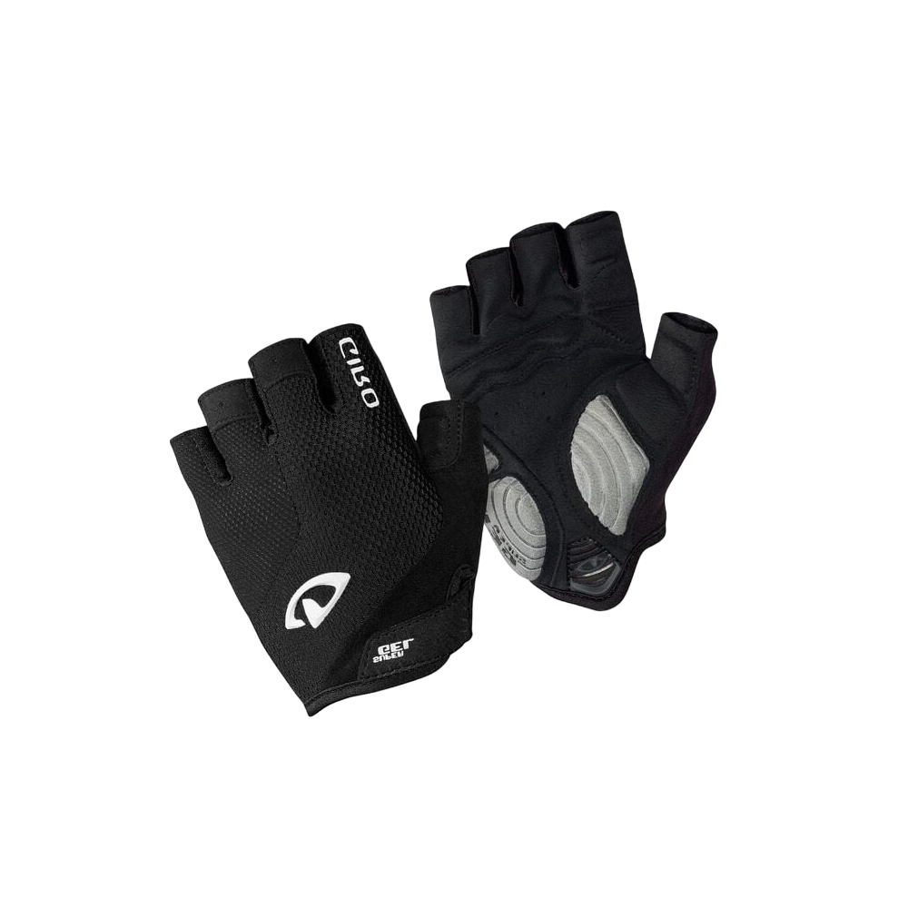 Giro Strada Massa Supergel Womens Cycling Gloves - Black - Small